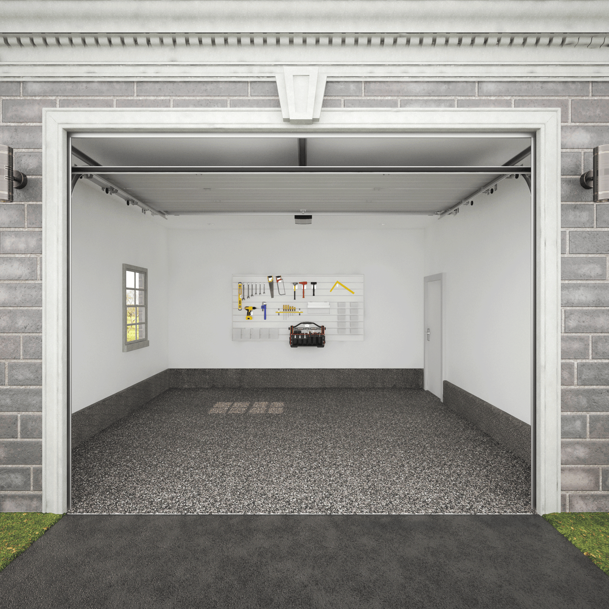 Proslat 8 ft. x 4 ft. PVC Slatwall - 2 pack 64 sq ft