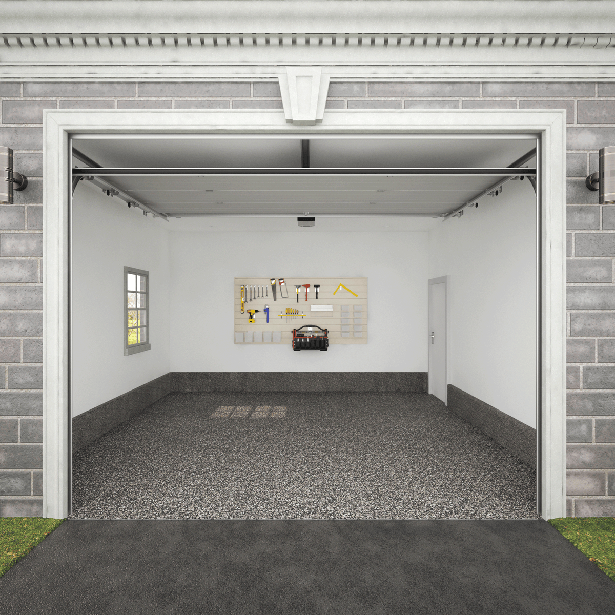 Proslat 8 ft. x 4 ft. PVC Slatwall - 2 pack 64 sq ft
