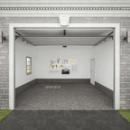 Proslat 8 ft. x 4 ft. PVC Slatwall - Light Gray - Slatwall