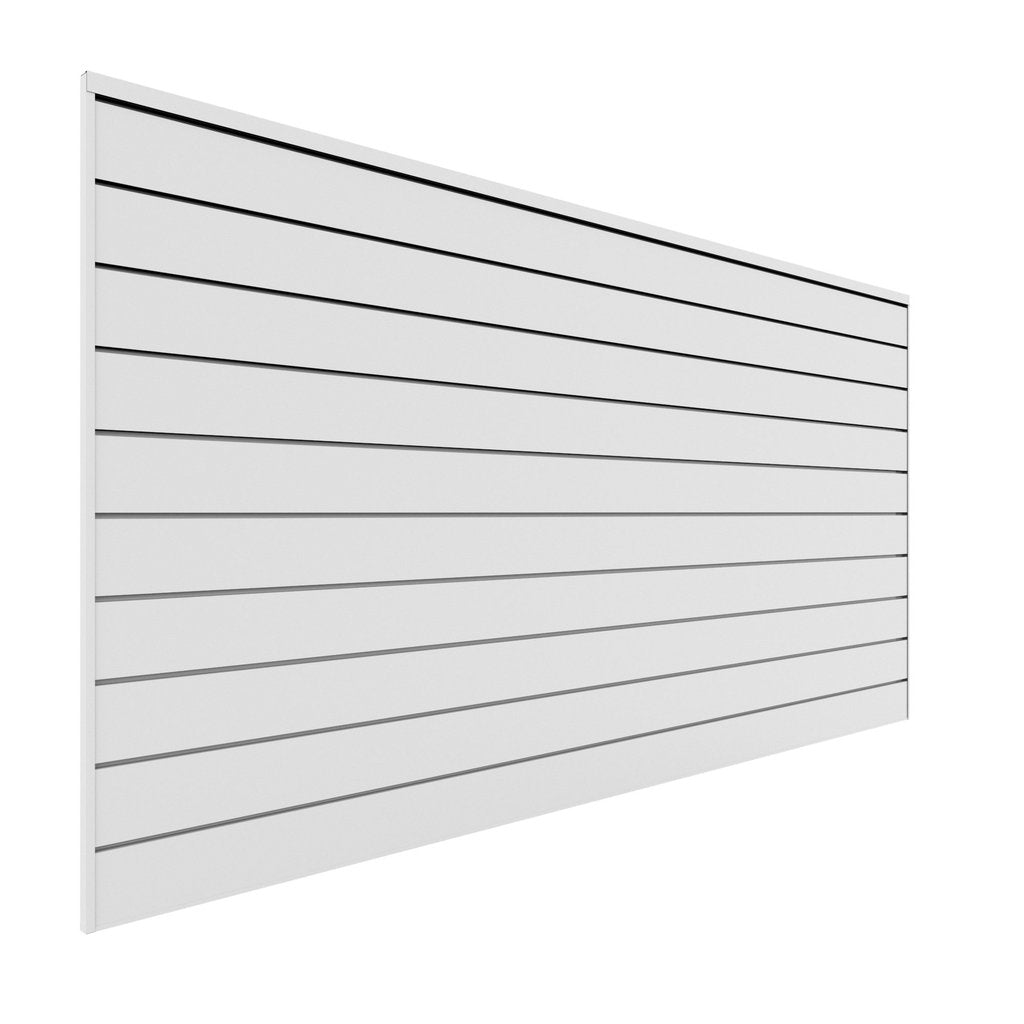 Proslat 8 ft. x 4 ft. PVC Slatwall (Various Colors