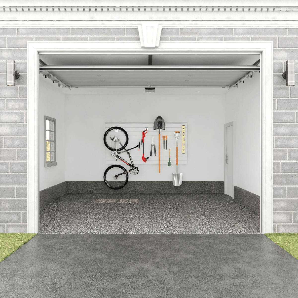 Proslat 8’ x 4’ PVC Wall Slatwall Mini Bundle (Different