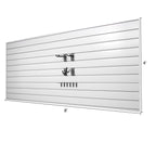 Proslat 8’ x 4’ PVC Wall Slatwall Mini Bundle - Sandstone