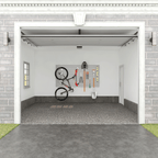 Proslat 8’ x 4’ PVC Wall Slatwall Mini Bundle - Sandstone