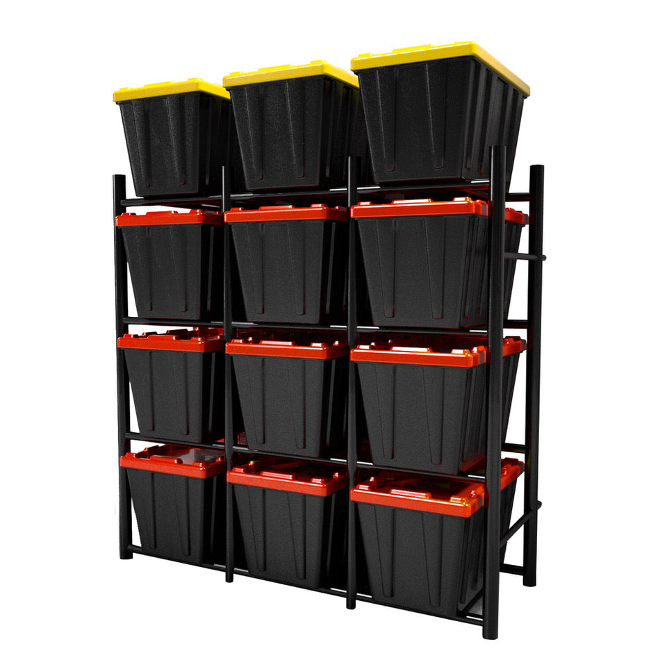 Proslat Bin Warehouse Heavy-Duty 12 tote Rack - Special