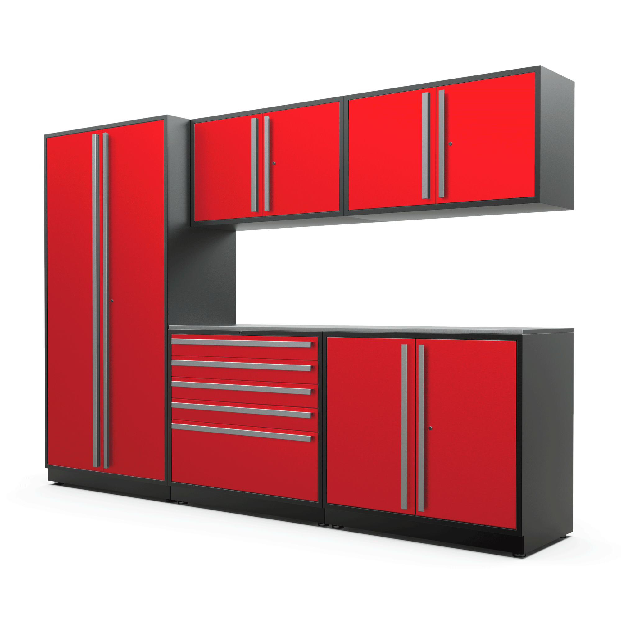 Proslat FusionPlus 10 ft set - MAX - Red / Silver