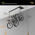 Proslat Garage Gator Eight Bicycle 220 lb Lift Kit - Lifts