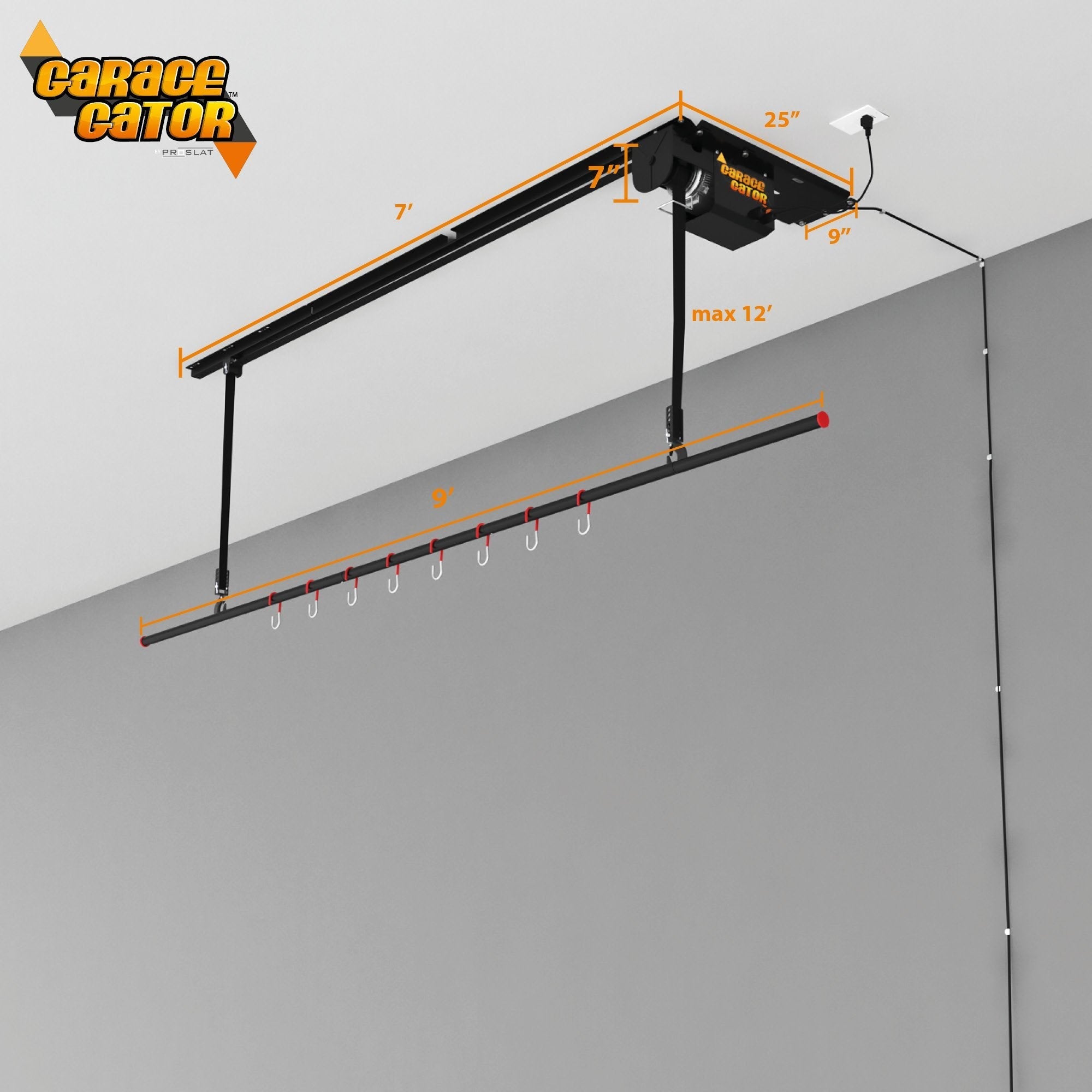 Proslat Garage Gator Eight Bicycle 220 lb Lift Kit - Lifts