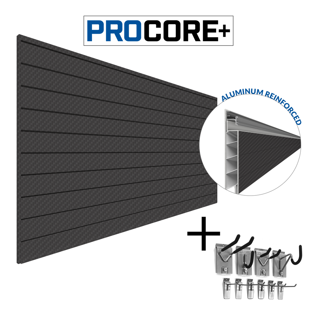 Proslat PROCORE + Carbon Fiber Slatwall Mini Bundle