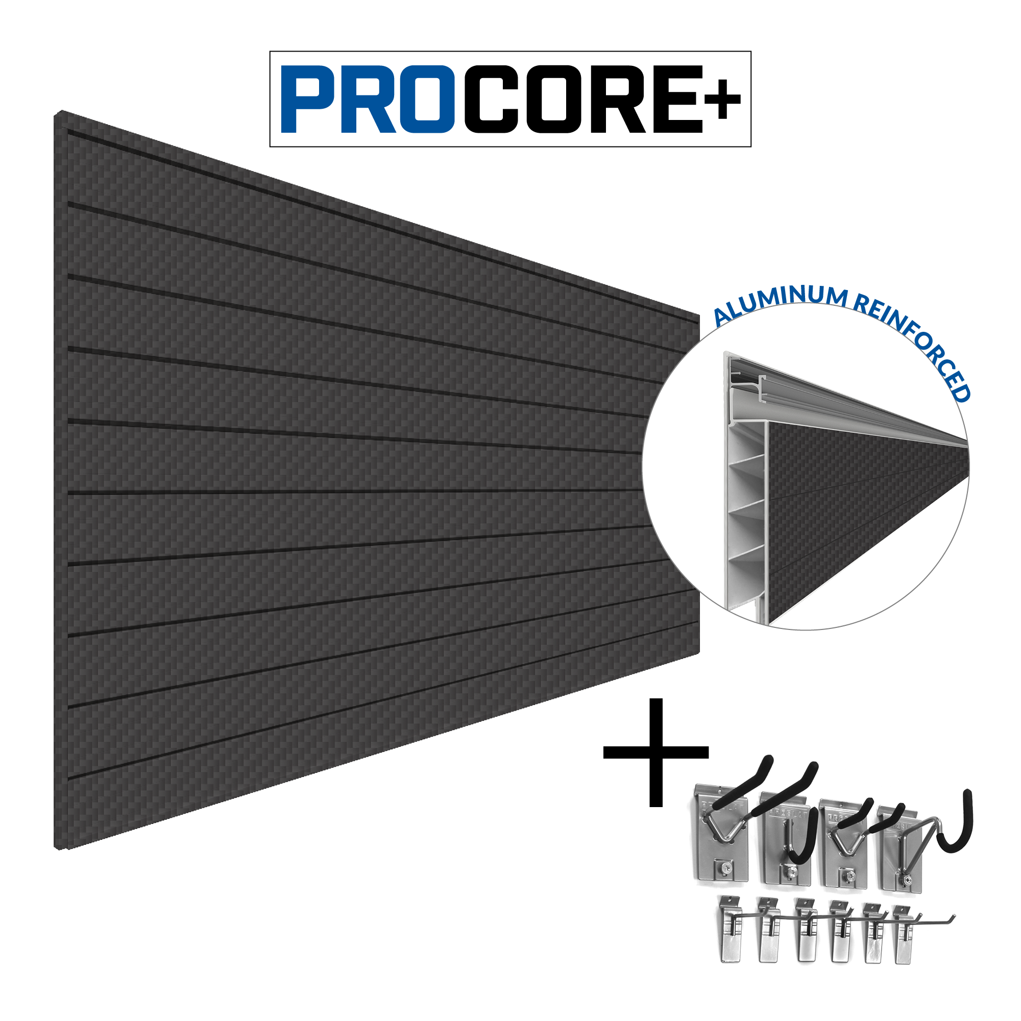 Proslat PROCORE + Carbon Fiber Slatwall Mini Bundle