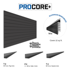 Proslat PROCORE + Carbon Fiber Slatwall Mini Bundle