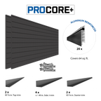 Proslat PROCORE + Carbon Fiber Slatwall Ultimate Bundle