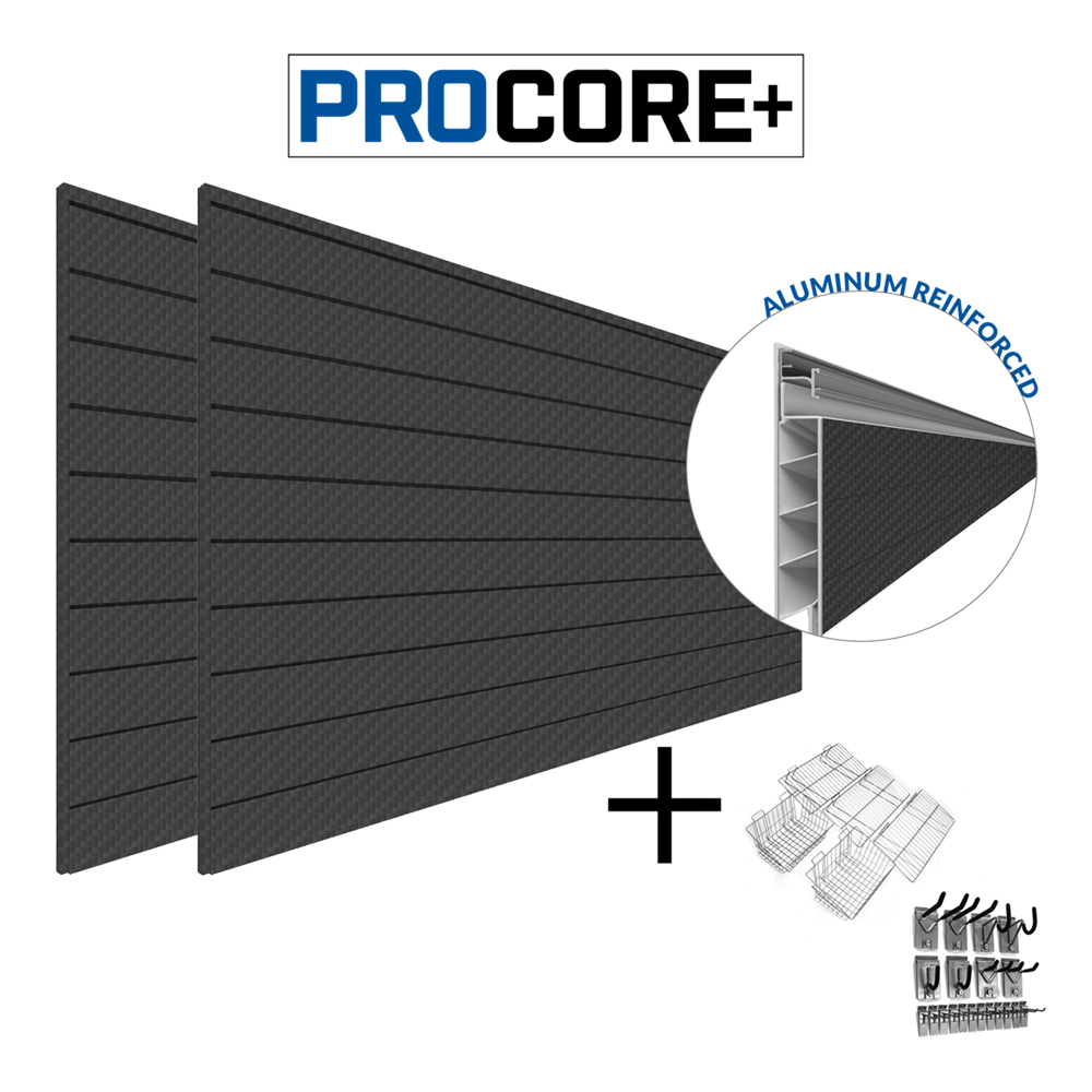 Proslat PROCORE + Carbon Fiber Slatwall Ultimate Bundle