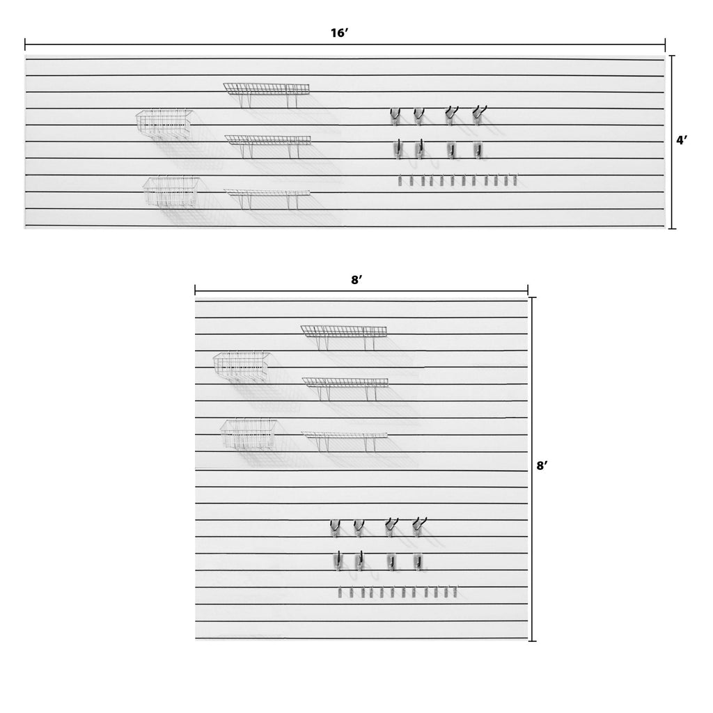 Proslat Ultimate 2 Slatwall Wall Storage Bundle (Different