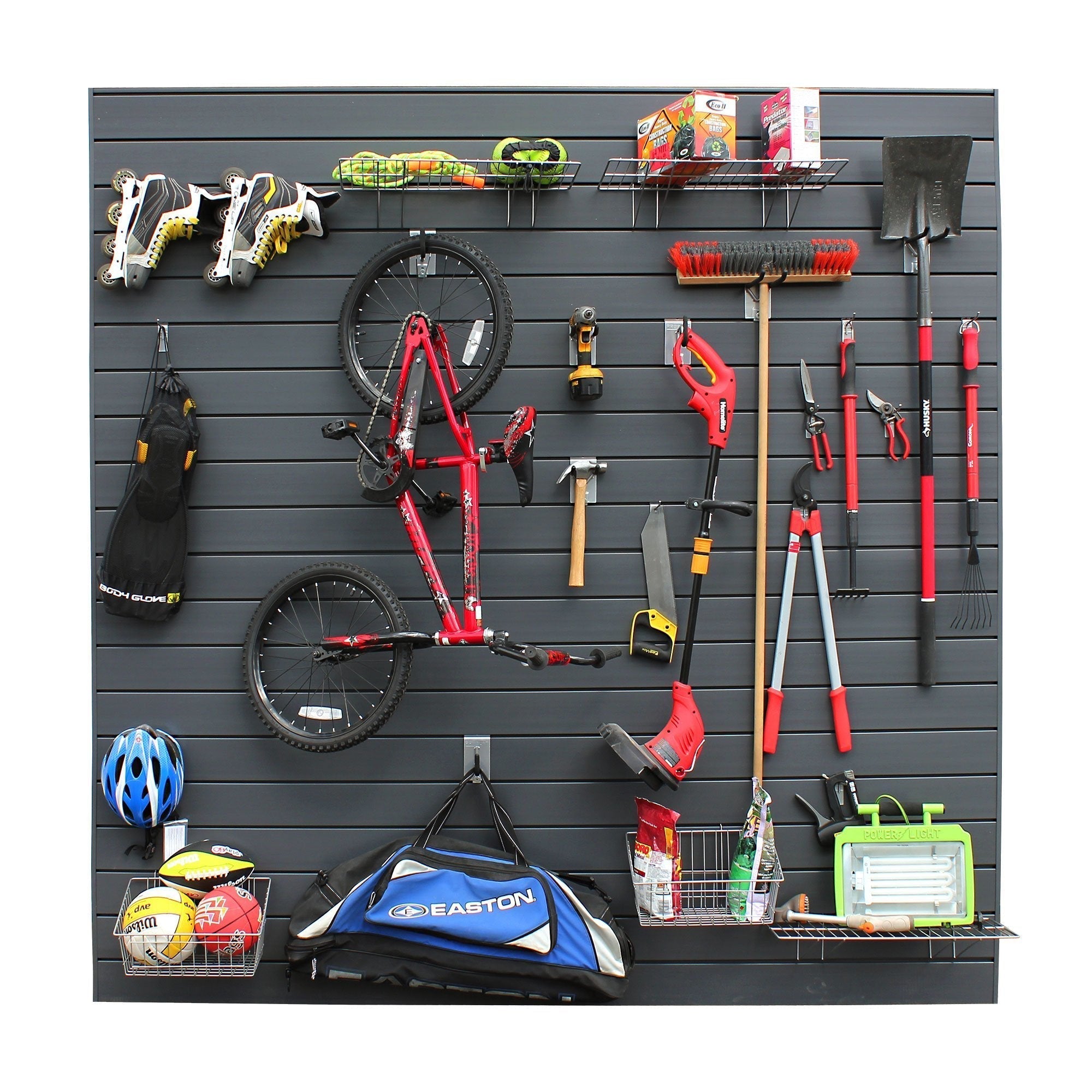 Proslat Ultimate 2 Slatwall Wall Storage Bundle - Light