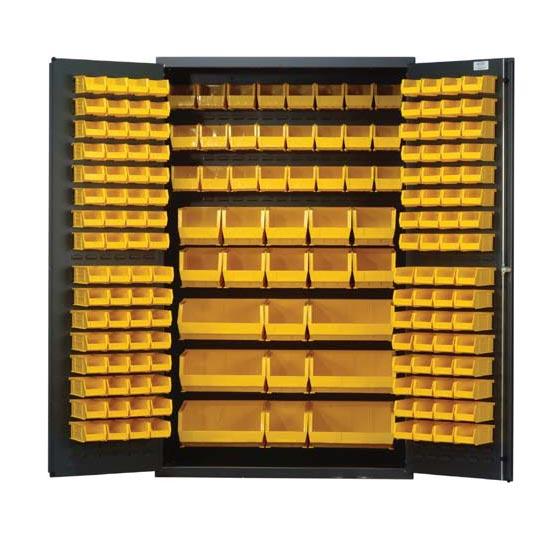 Quantum 48’’ Wide All-Welded Bin Cabinet w/ 171 bins