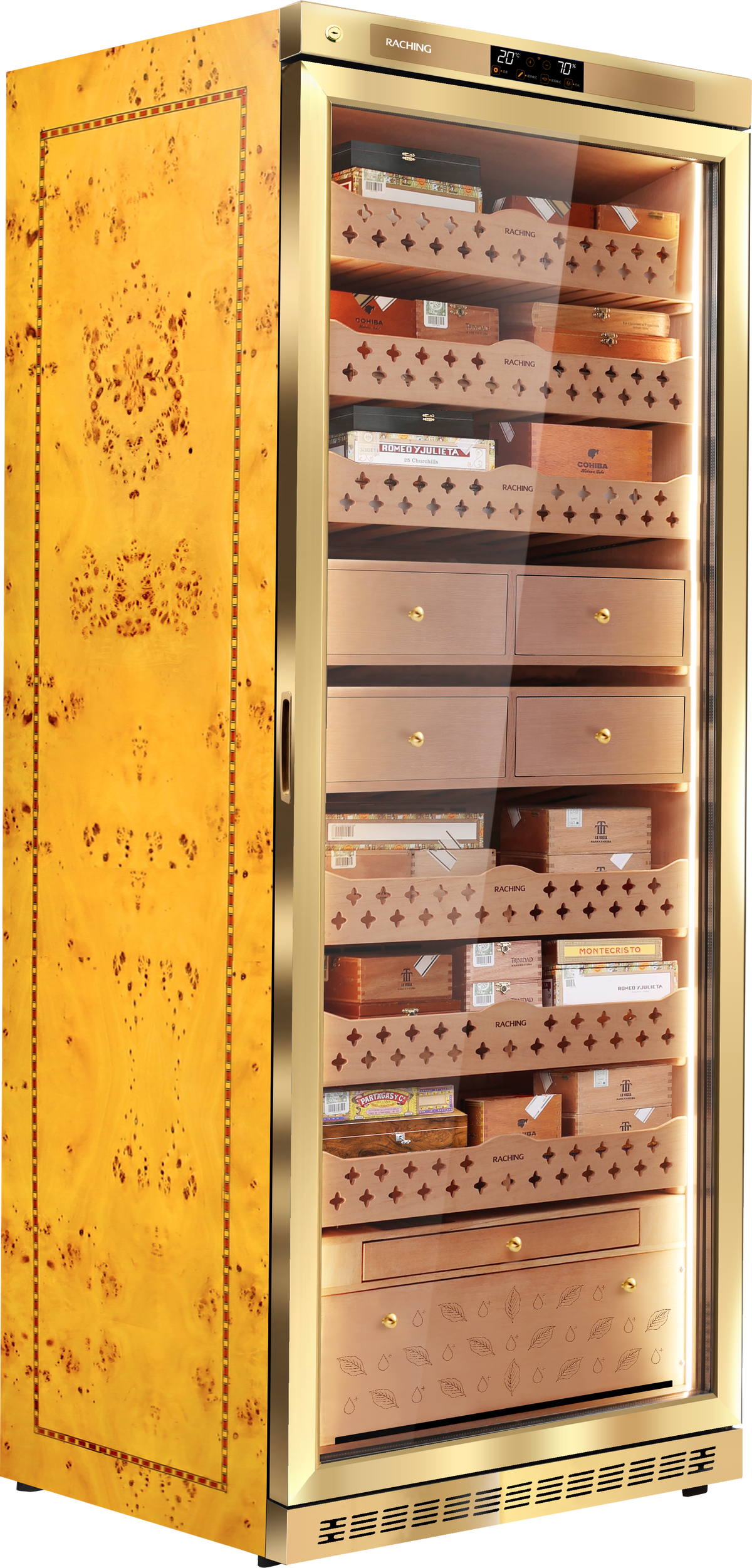Raching MON5800A Electronic Cigar Humidor Cabinet