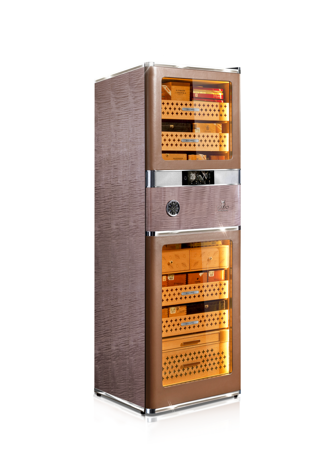 Raching RR780 Smart Cigar Cabinet - Havana Tan