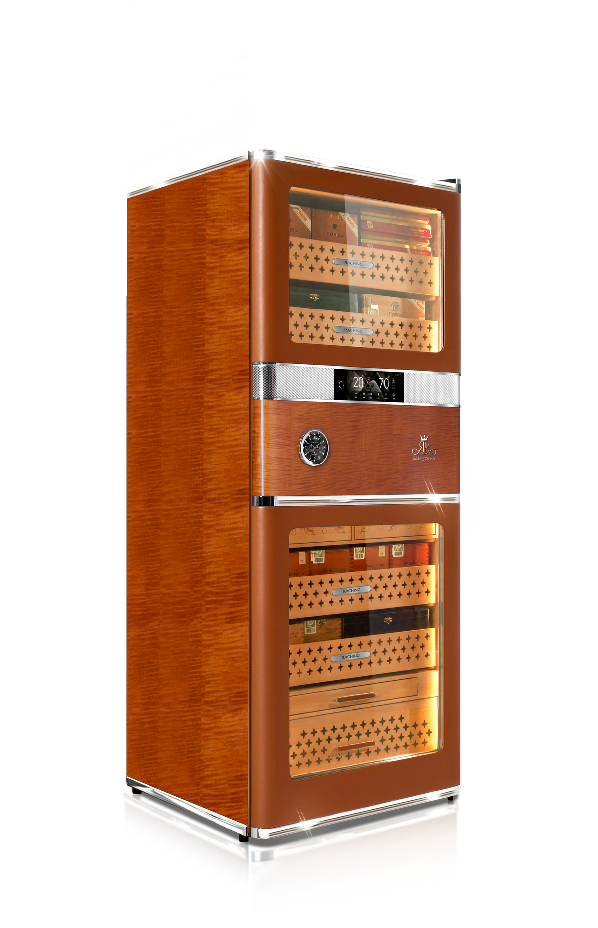Raching RR880 Smart Cigar Cabinet - Trinidad Brown