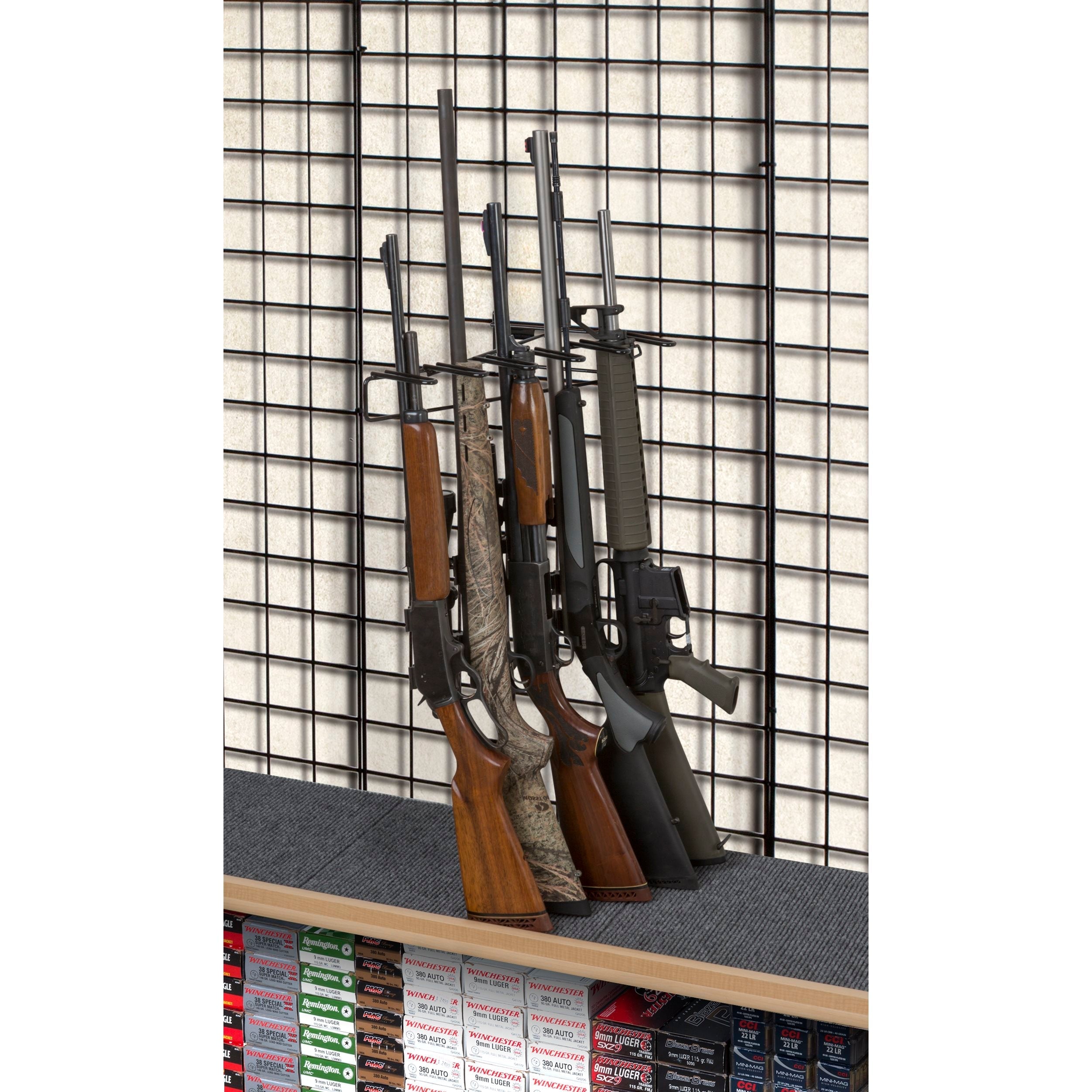 1’ 5 Rifle Leans Left Display Grid Wall (SKU: 6261)