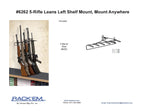 1’ 5 Rifle Leans Left Display Mount Anywhere (SKU: 6262)