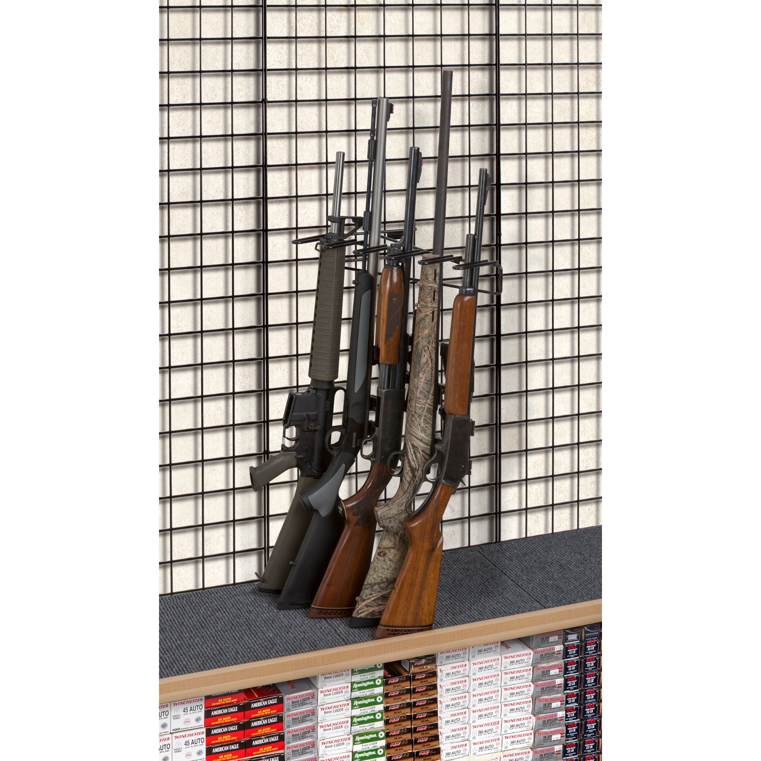 1’ 5 Rifle Leans Right Display Grid Wall (SKU: 6232)