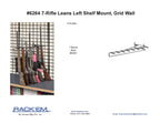 1’ 7 Rifle Leans Left Display Grid Wall (SKU: 6264)