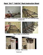 Add-on 12 Pistol Holster Rack (SKU: 6045)