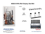 2’ 6-Rifle Slat Wall Display (SKU: 6293)