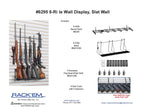 2’ 6 Rifle Wall Display Peg Board (SKU: 6295)