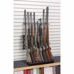 Rackem - 2’ 8-Rifle Deluxe Shelf Display (Barrel Rest &