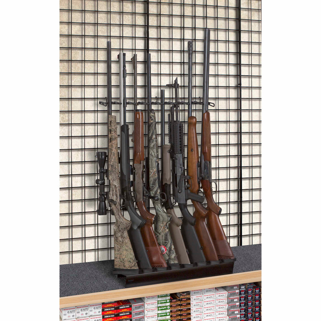 2’ 8 Rifle Deluxe Shelf Display Grid Wall (SKU: 6274)