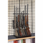 2’ 8 Rifle Deluxe Shelf Display Grid Wall (SKU: 6274)