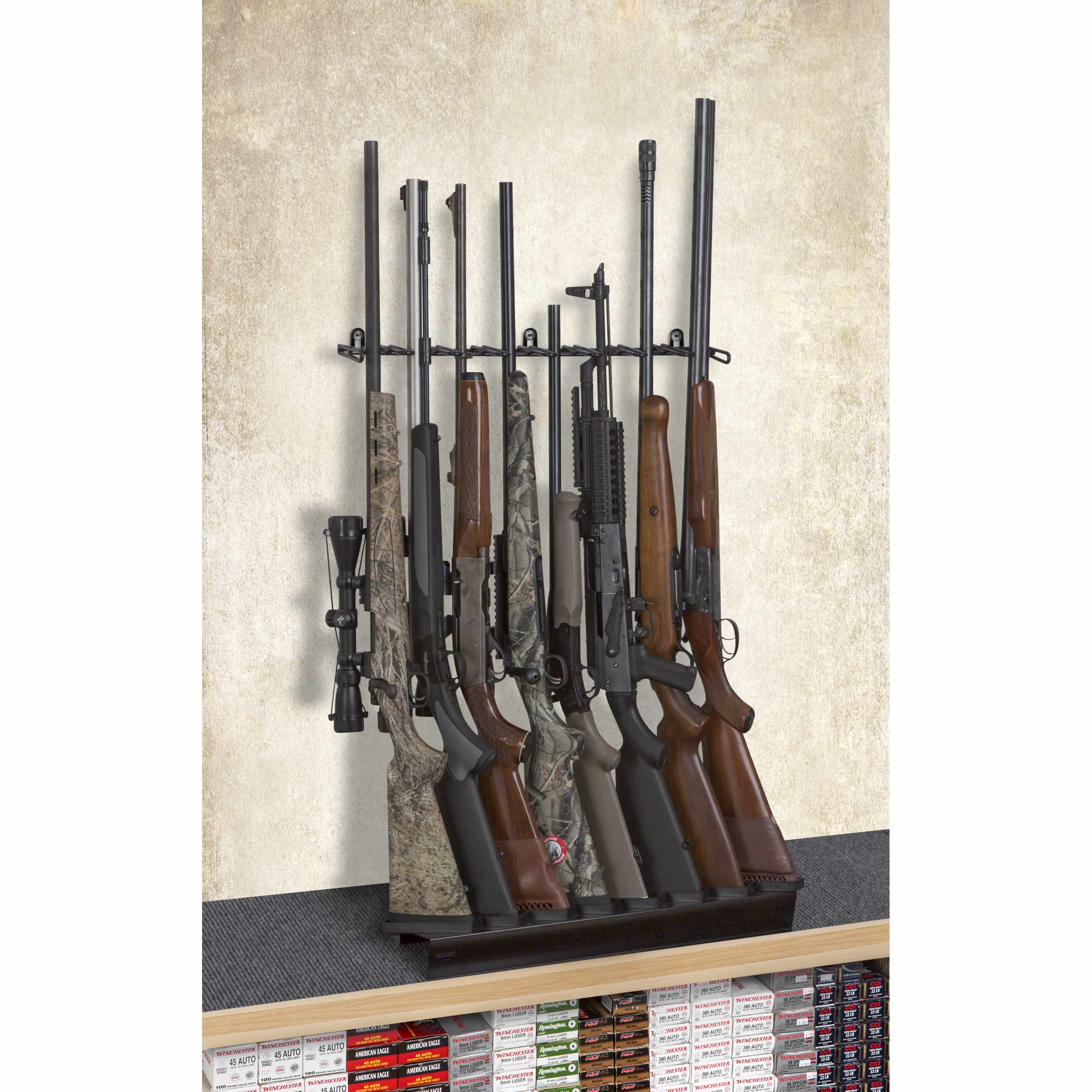 2’ 8 Rifle Deluxe Shelf Display Mount Anywhere (SKU: 6278)
