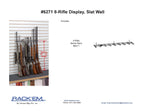 2' 8 Rifle Shelf Display Slat Wall (SKU: 6271S)