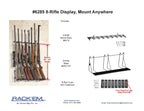 2’ 8 Rifle Wall Display Mount Anywhere (SKU: 6285)
