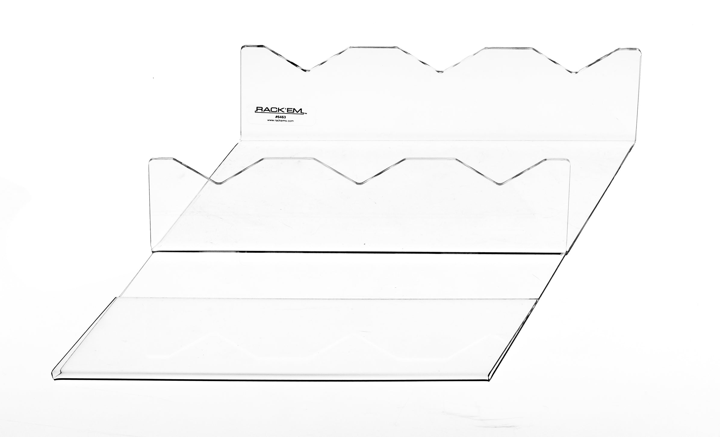 3 Scope 3 Scope Angled Acrylic Display with Price Tag Holder (SKU: 6471)