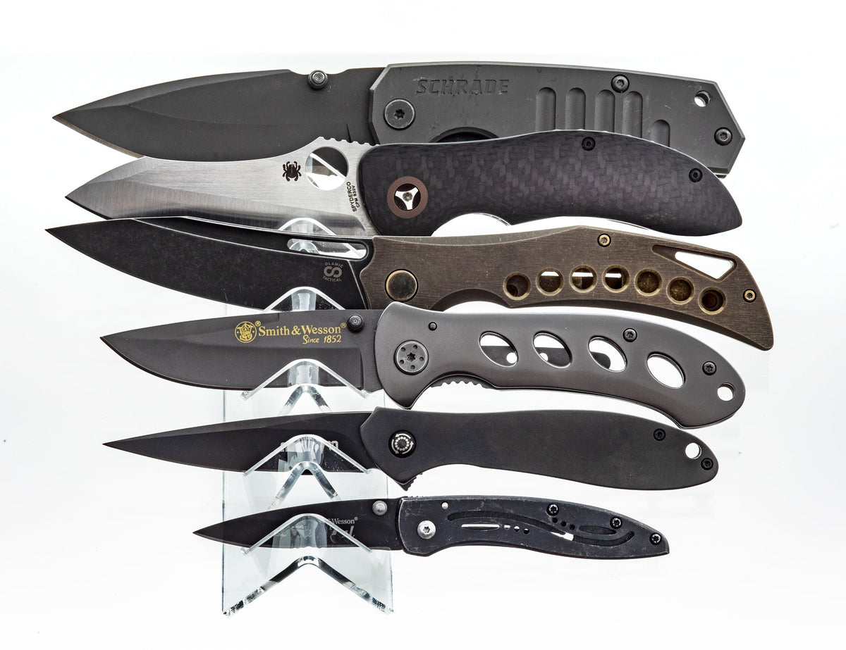 6-Knife "Teepee" Acrylic Display (SKU: 6475)