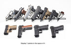 7 Pistol Display, Rod in the Barrel Pistol Display. (SKU: 6063)