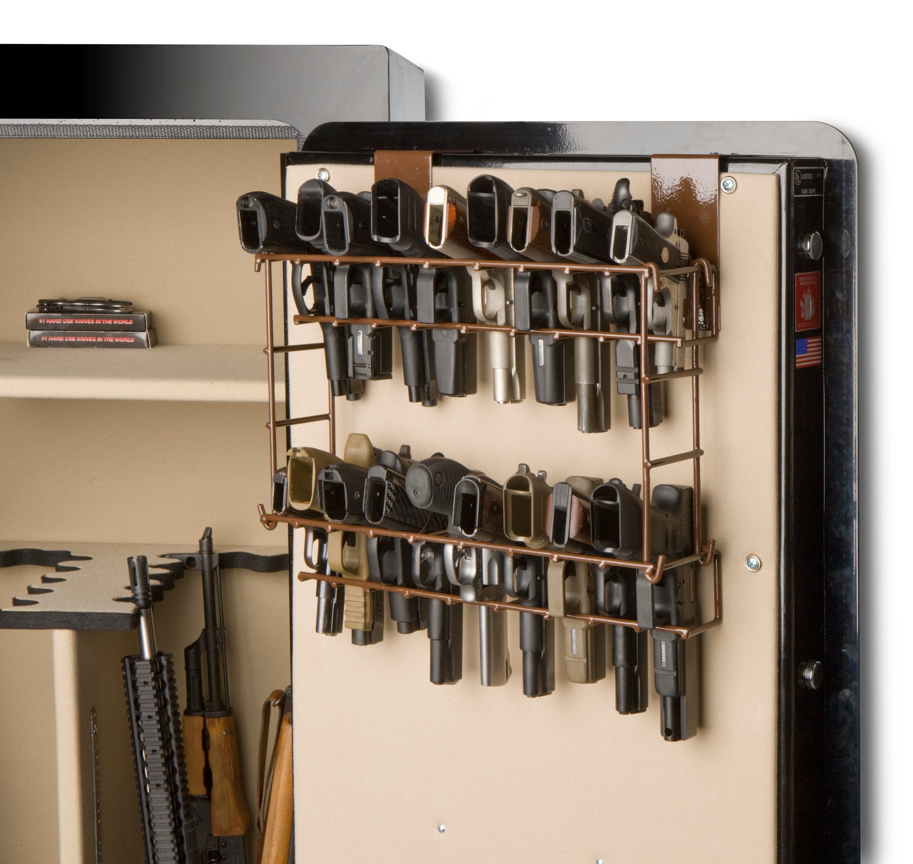 9 Pistol Mount Anywhere Rack (SKU: 6035)