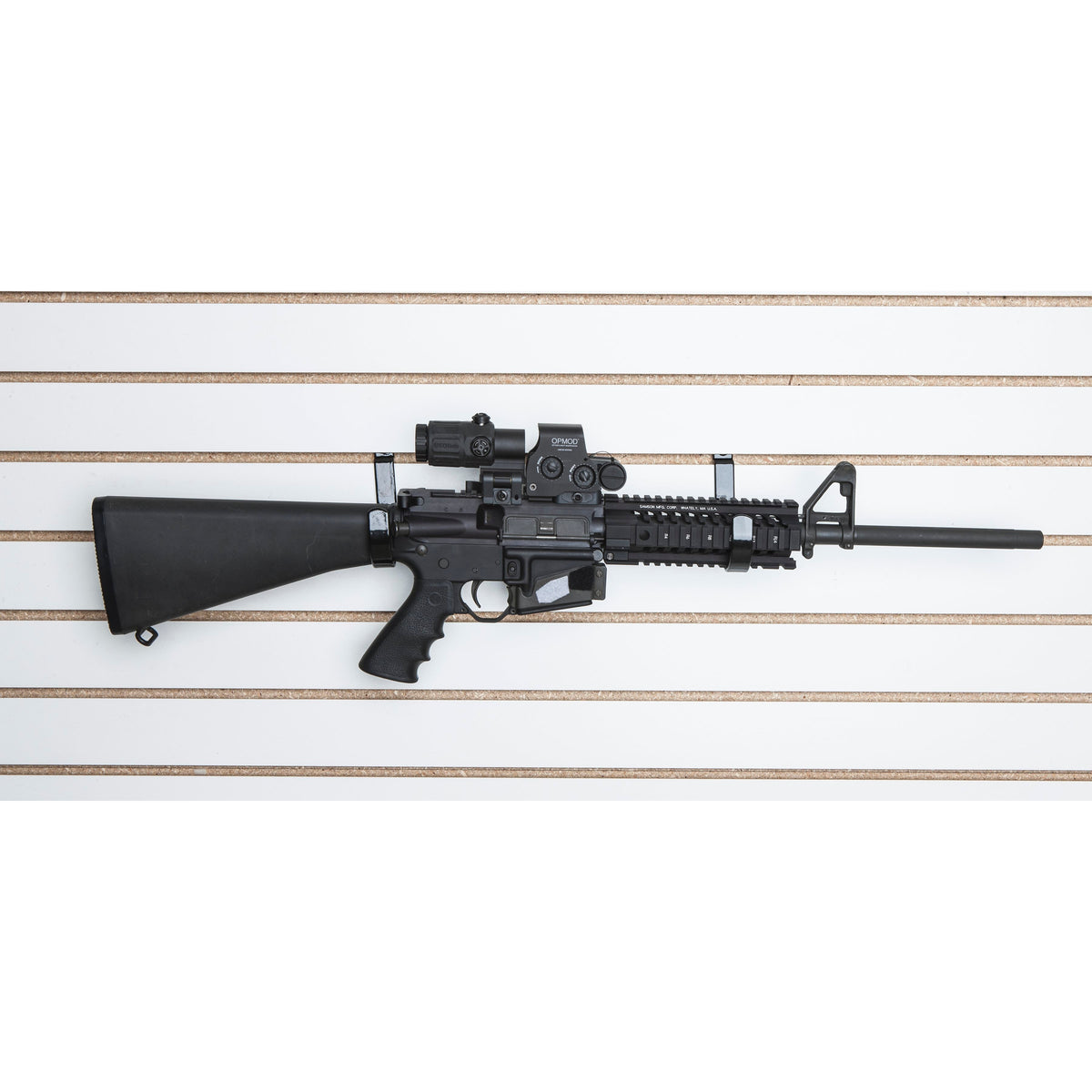 1.5" "Off the Wall" Slat Wall Rifle Display Straps 2 pc. set (SKU: 6177)