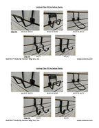 1.5" "Off the Wall" Slat Wall Rifle Display Straps 2 pc. set (SKU: 6177)