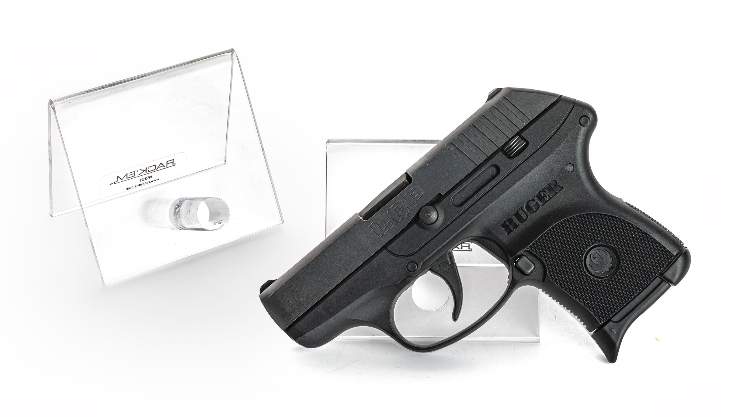 Micro/Compact Pistol Display (Pack of 10 pcs.) – Holds 1 pistol (SKU: 6350-10)