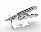 Single Knife/Multi-Tool Acrylic Display with horizontal price tag holder. (SKU: 6453)