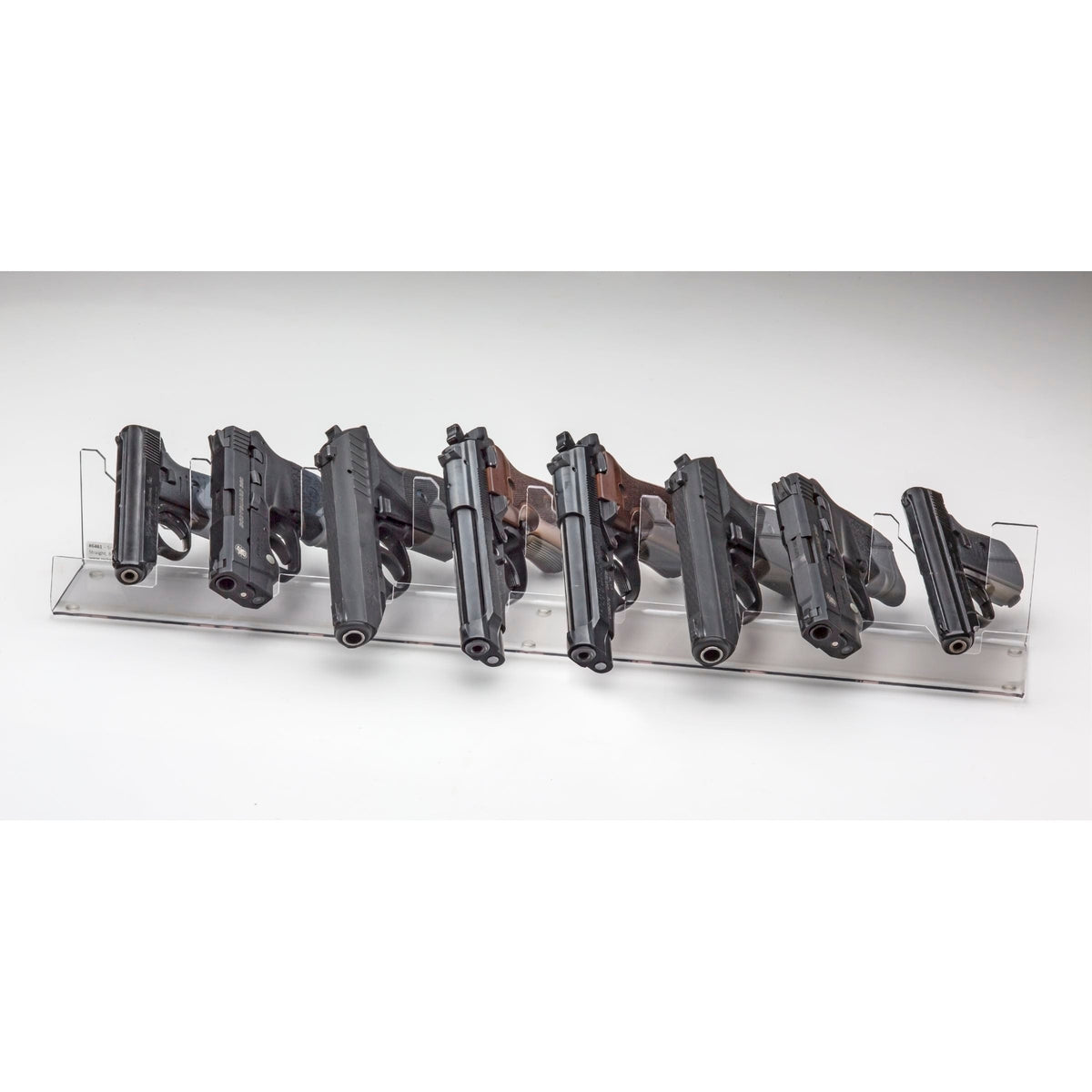 "Straight" Pocket Pistol - 8 Pistol "Extra" High Density Clear Display 22 " (SKU: 6461)