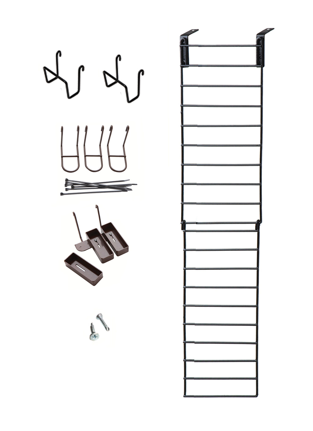 The Maximizer Narrow Full Door Rifle/Pistol Rack. Holds 3 rifles and 2 pistols. (SKU: 6027)