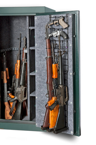 The Maximizer Narrow Full Door Rifle/Pistol Rack. Holds 3 rifles and 2 pistols. (SKU: 6027)