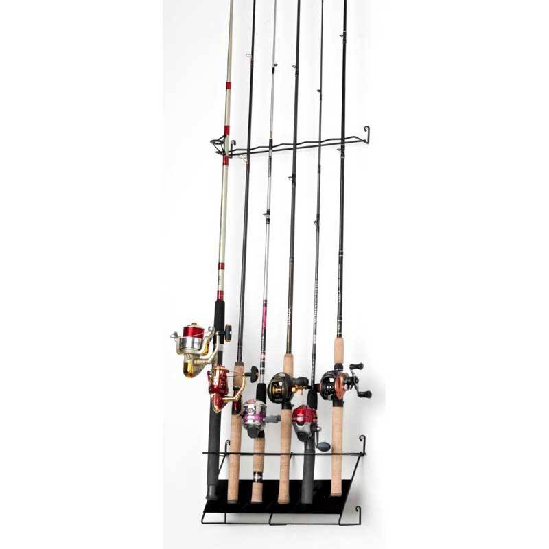 Rack’em - Vertical 6 Rod Fishing Rod Rack