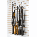 Vertical Peg/Slat Wall Rifle Display Rack 2 Piece Set (SKU: 6147)