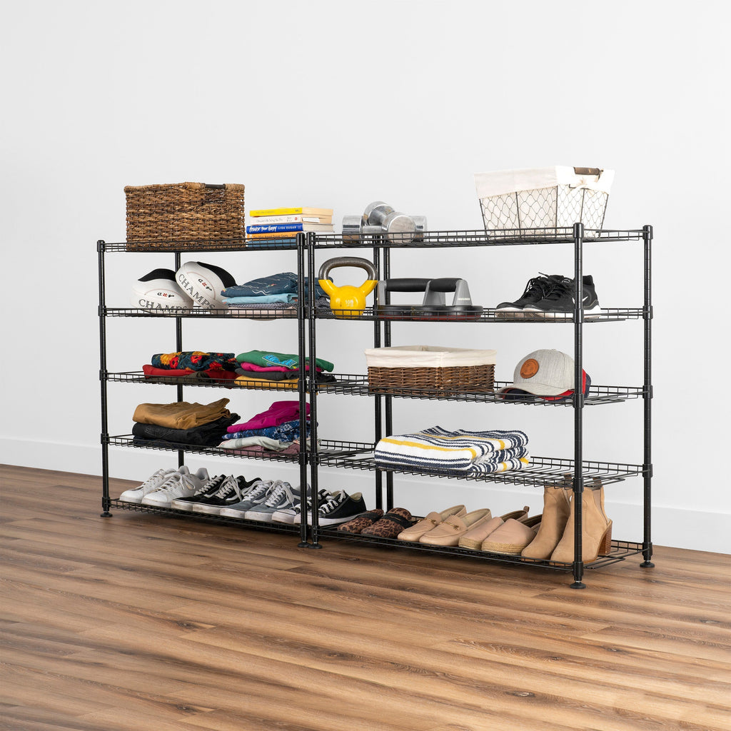 Shoe Rack (10 - Tier) - Wire Shelving