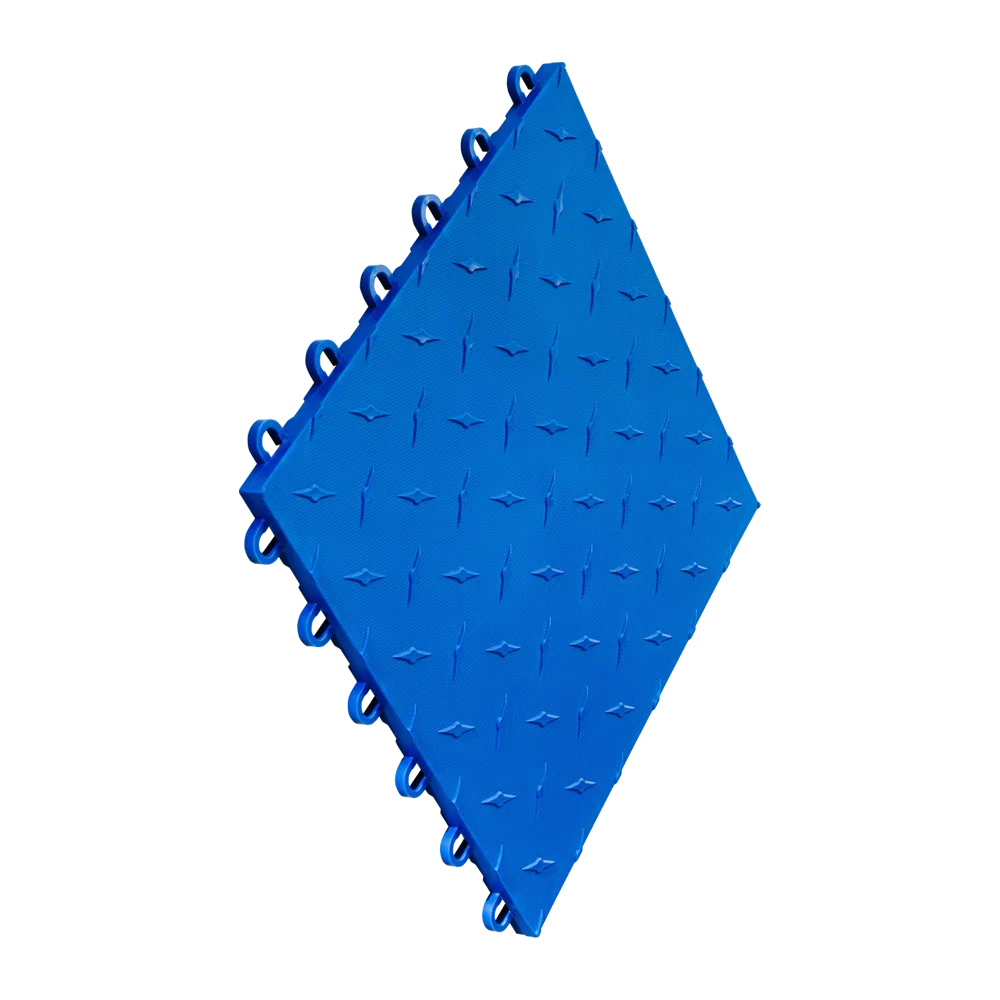 Swisstrax Diamondtrax Home 1ft Royal Blue Garage Floor Tile